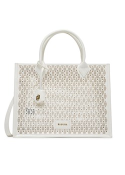 Badura Torebka WENN-02 Biały ze sklepu MODIVO w kategorii Torby Shopper bag - zdjęcie 181195716