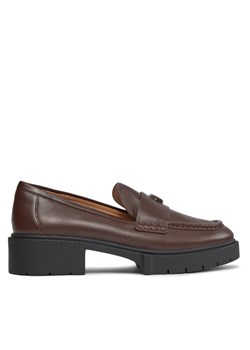 Coach Loafersy Leah CB990 Brązowy ze sklepu MODIVO w kategorii Półbuty damskie - zdjęcie 181195736