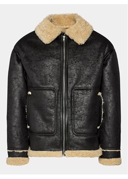 BDG Urban Outfitters Kurtka z imitacji skóry Shearling Aviator 77394369 Czarny Oversize ze sklepu MODIVO w kategorii Kurtki damskie - zdjęcie 181195737
