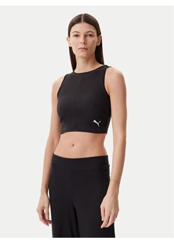Puma Top Ess 629765 Czarny Slim Fit ze sklepu MODIVO w kategorii Bluzki damskie - zdjęcie 181195747