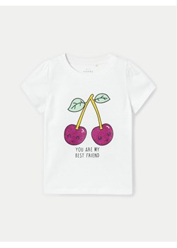 NAME IT T-Shirt Vibeke 13228146 Biały Regular Fit ze sklepu MODIVO w kategorii Bluzki dziewczęce - zdjęcie 181195778