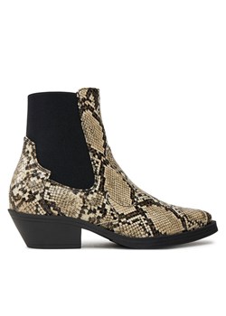 ONLY Shoes Botki 15304869 Beżowy ze sklepu MODIVO w kategorii Botki - zdjęcie 181195798
