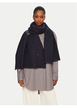 Tommy Hilfiger Szalik Logo AW0AW17352 Granatowy ze sklepu MODIVO w kategorii Szaliki i chusty damskie - zdjęcie 181195827