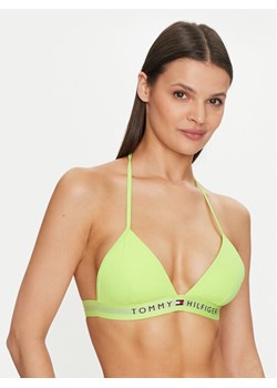 Tommy Hilfiger Góra od bikini UW0UW04109 Zielony ze sklepu MODIVO w kategorii Stroje kąpielowe - zdjęcie 181195875