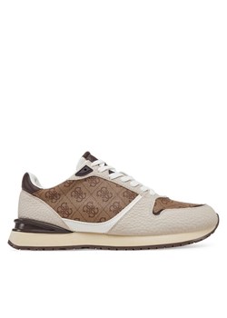 Guess Sneakersy FMJISL PEL12 Beżowy ze sklepu MODIVO w kategorii Buty sportowe męskie - zdjęcie 181195888