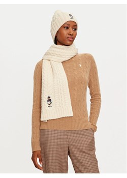 Polo Ralph Lauren Szalik 455961992001 Écru ze sklepu MODIVO w kategorii Szaliki i chusty damskie - zdjęcie 181196186