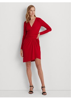 Lauren Ralph Lauren Sukienka codzienna 250918987002 Czerwony Regular Fit ze sklepu MODIVO w kategorii Sukienki - zdjęcie 181196187