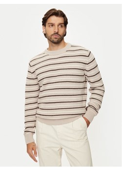 Jack&Jones Sweter Bronx 12264080 Beżowy Regular Fit ze sklepu MODIVO w kategorii Swetry męskie - zdjęcie 181196268