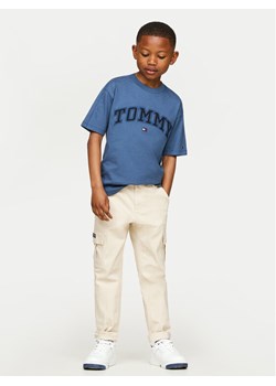 Tommy Hilfiger T-Shirt Varsity KB0KB08666 Niebieski Regular Fit ze sklepu MODIVO w kategorii T-shirty chłopięce - zdjęcie 181196399