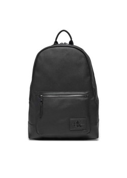 Calvin Klein Jeans Plecak Coated Center Zip K50K512997 Czarny ze sklepu MODIVO w kategorii Plecaki - zdjęcie 181196426