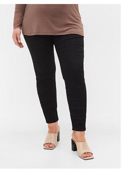 Zizzi Jegginsy J20200F Czarny Slim Fit ze sklepu MODIVO w kategorii Jeansy damskie - zdjęcie 181196488