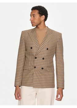 Hugo Marynarka Arti243F1X 50520356 Brązowy Extra Slim Fit ze sklepu MODIVO w kategorii Marynarki męskie - zdjęcie 181196526