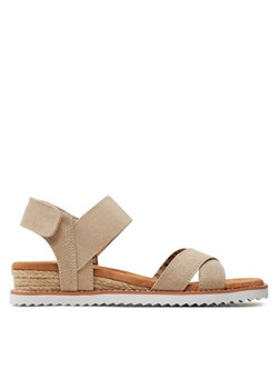 Skechers Sandały Desert Kiss-Secret Picnic 33386/NAT Beżowy ze sklepu MODIVO w kategorii Sandały damskie - zdjęcie 181196579