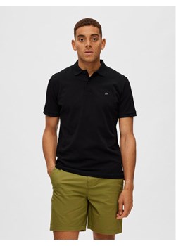 Selected Homme Polo 16087839 Czarny Regular Fit ze sklepu MODIVO w kategorii T-shirty męskie - zdjęcie 181196638
