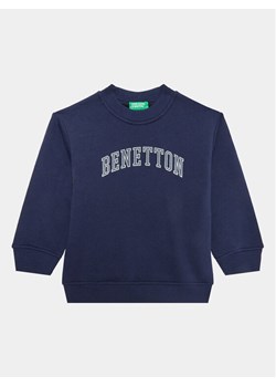 United Colors Of Benetton Bluza 3J70G10A7 Granatowy Regular Fit ze sklepu MODIVO w kategorii Bluzy i swetry - zdjęcie 181196679
