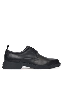HUGO Półbuty Iker 50541800 Czarny ze sklepu MODIVO w kategorii Buty eleganckie męskie - zdjęcie 181196727