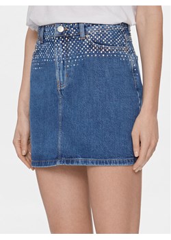 ONLY Spódnica jeansowa 15307913 Niebieski Regular Fit ze sklepu MODIVO w kategorii Spódnice - zdjęcie 181196856