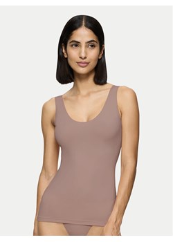Triumph Bielizna modelująca górna Make-Up Illusion 10222371 Brązowy ze sklepu MODIVO w kategorii Bielizna wyszczuplająca - zdjęcie 181196945
