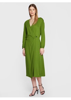 United Colors Of Benetton Sukienka codzienna 43B2DV02K Zielony Regular Fit ze sklepu MODIVO w kategorii Sukienki - zdjęcie 181196975