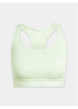 adidas Biustonosz sportowy Powerreact Training IT6640 Zielony ze sklepu MODIVO w kategorii Biustonosze - zdjęcie 181197047
