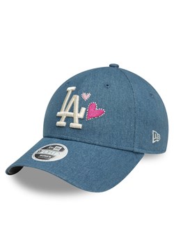 New Era Czapka z daszkiem Los Angeles Dodgers Denim Icon 9Forty 60595350 Niebieski ze sklepu MODIVO w kategorii Czapki z daszkiem damskie - zdjęcie 181197067