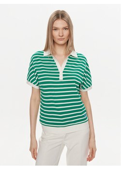 Tommy Hilfiger Polo WW0WW41889 Zielony Relaxed Fit ze sklepu MODIVO w kategorii Bluzki damskie - zdjęcie 181197276