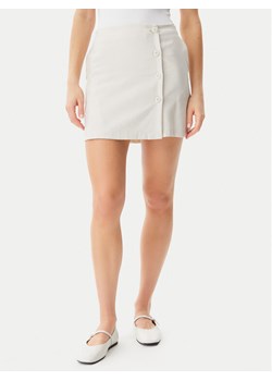 Calvin Klein Jeans Spódnica mini J20J225328 Écru Regular Fit ze sklepu MODIVO w kategorii Spódnice - zdjęcie 181197287
