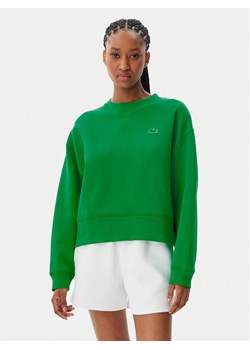 Lacoste Bluza SF5614 Zielony Oversize ze sklepu MODIVO w kategorii Bluzy damskie - zdjęcie 181197508
