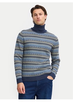 Blend Golf 20717856 Niebieski Regular Fit ze sklepu MODIVO w kategorii Swetry męskie - zdjęcie 181197517