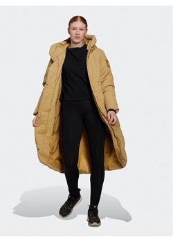 adidas Kurtka puchowa Big Baffle HN9938 Beżowy Regular Fit ze sklepu MODIVO w kategorii Kurtki damskie - zdjęcie 181197626