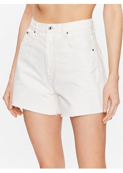 Pepe Jeans Szorty jeansowe Rachel Short PL801001TB5 Biały Regular Fit ze sklepu MODIVO w kategorii Szorty - zdjęcie 181197638