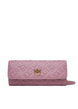 PINKO Duży Portfel Damski Love Tiny Birds Wallet C 103765 A1YB Fioletowy ze sklepu MODIVO w kategorii Portfele damskie - zdjęcie 181197799