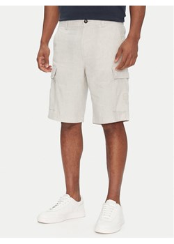 BOSS Szorty materiałowe Sisla-9-Cargo-Shorts 50536888 Beżowy Tapered Fit ze sklepu MODIVO w kategorii Spodenki męskie - zdjęcie 181197835