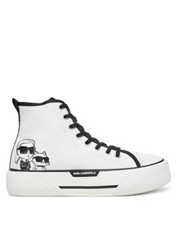 KARL LAGERFELD Trampki KL60654T Biały ze sklepu MODIVO w kategorii Trampki damskie - zdjęcie 181197889