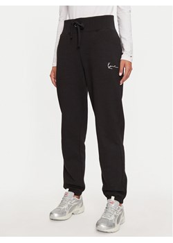 Karl Kani Spodnie dresowe Essential 6103365 Czarny Regular Fit ze sklepu MODIVO w kategorii Spodnie damskie - zdjęcie 181197897