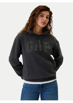 Gap Bluza 463506-56 Czarny Regular Fit ze sklepu MODIVO w kategorii Bluzy damskie - zdjęcie 181198056
