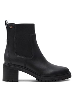 Tommy Hilfiger Sztyblety FW0FW08163 Czarny ze sklepu MODIVO w kategorii Botki - zdjęcie 181198076