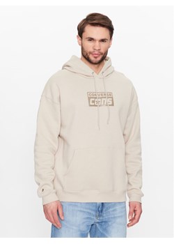Converse Bluza Cons 10024013-A06 Beżowy Regular Fit ze sklepu MODIVO w kategorii Bluzy męskie - zdjęcie 181198186