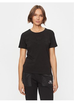 Aeronautica Militare T-Shirt 232PF901DF523 Czarny Regular Fit ze sklepu MODIVO w kategorii Bluzki damskie - zdjęcie 181198276