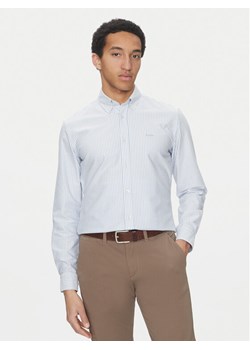 BOSS Koszula Roan 50520275 Błękitny Slim Fit ze sklepu MODIVO w kategorii Koszule męskie - zdjęcie 181198325
