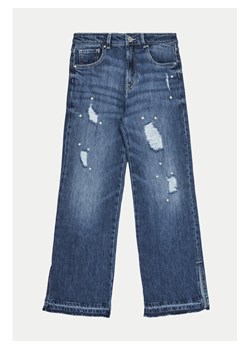 Guess Jeansy J4BA03 D5FM0 Granatowy Relaxed Fit ze sklepu MODIVO w kategorii Spodnie dziewczęce - zdjęcie 181198408