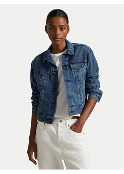 Polo Ralph Lauren Kurtka jeansowa 211969408001 Niebieski Relaxed Fit ze sklepu MODIVO w kategorii Kurtki damskie - zdjęcie 181198467