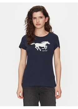 Mustang T-Shirt Loa 1016136 Granatowy Slim Fit ze sklepu MODIVO w kategorii Bluzki damskie - zdjęcie 181198528