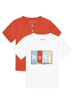 Mayoral Komplet 2 t-shirtów 1060 Kolorowy Regular Fit ze sklepu MODIVO w kategorii Kaftaniki i bluzki - zdjęcie 181198646