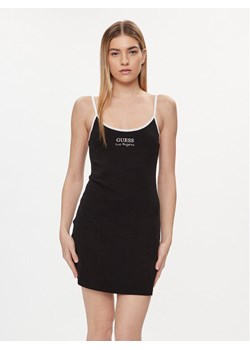 Guess Sukienka codzienna E4GK00 KBP41 Czarny Slim Fit ze sklepu MODIVO w kategorii Sukienki - zdjęcie 181198668