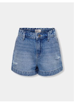 Kids ONLY Szorty jeansowe Gcomet 15312960 Niebieski Wide Leg ze sklepu MODIVO w kategorii Spodenki dziewczęce - zdjęcie 181198706