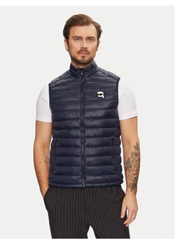 KARL LAGERFELD Bezrękawnik 505711 Granatowy Regular Fit ze sklepu MODIVO w kategorii Kamizelki męskie - zdjęcie 181198727