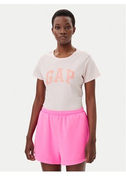 Gap T-Shirt 729555-01 Różowy Regular Fit ze sklepu MODIVO w kategorii Bluzki damskie - zdjęcie 181198769