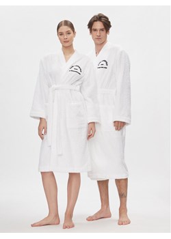 KARL LAGERFELD Szlafrok Unisex Logo 225W2190 Biały ze sklepu MODIVO w kategorii Szlafroki damskie - zdjęcie 181198806