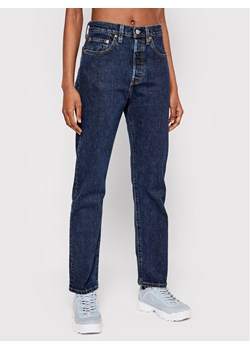 Levi's® Jeansy 501™ 36200-0179 Granatowy Cropped Fit ze sklepu MODIVO w kategorii Jeansy damskie - zdjęcie 181198808